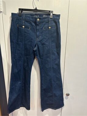 J. Crew Dark Blue Boot Cut Jeans